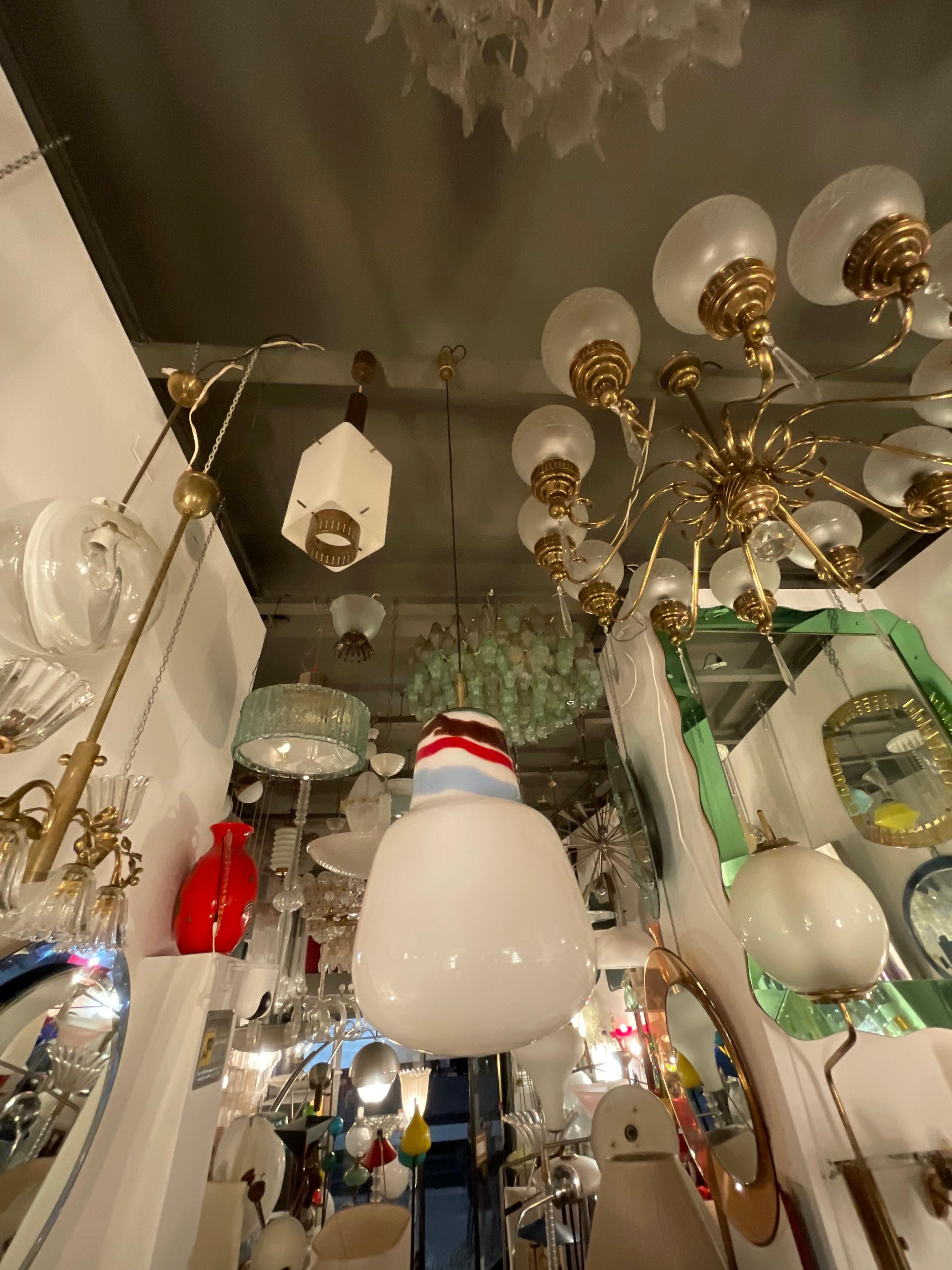 VENINI - MASSIMO VIGNELLI - Lámpara de cristal de Murano - ITALIA 1950. en venta 3