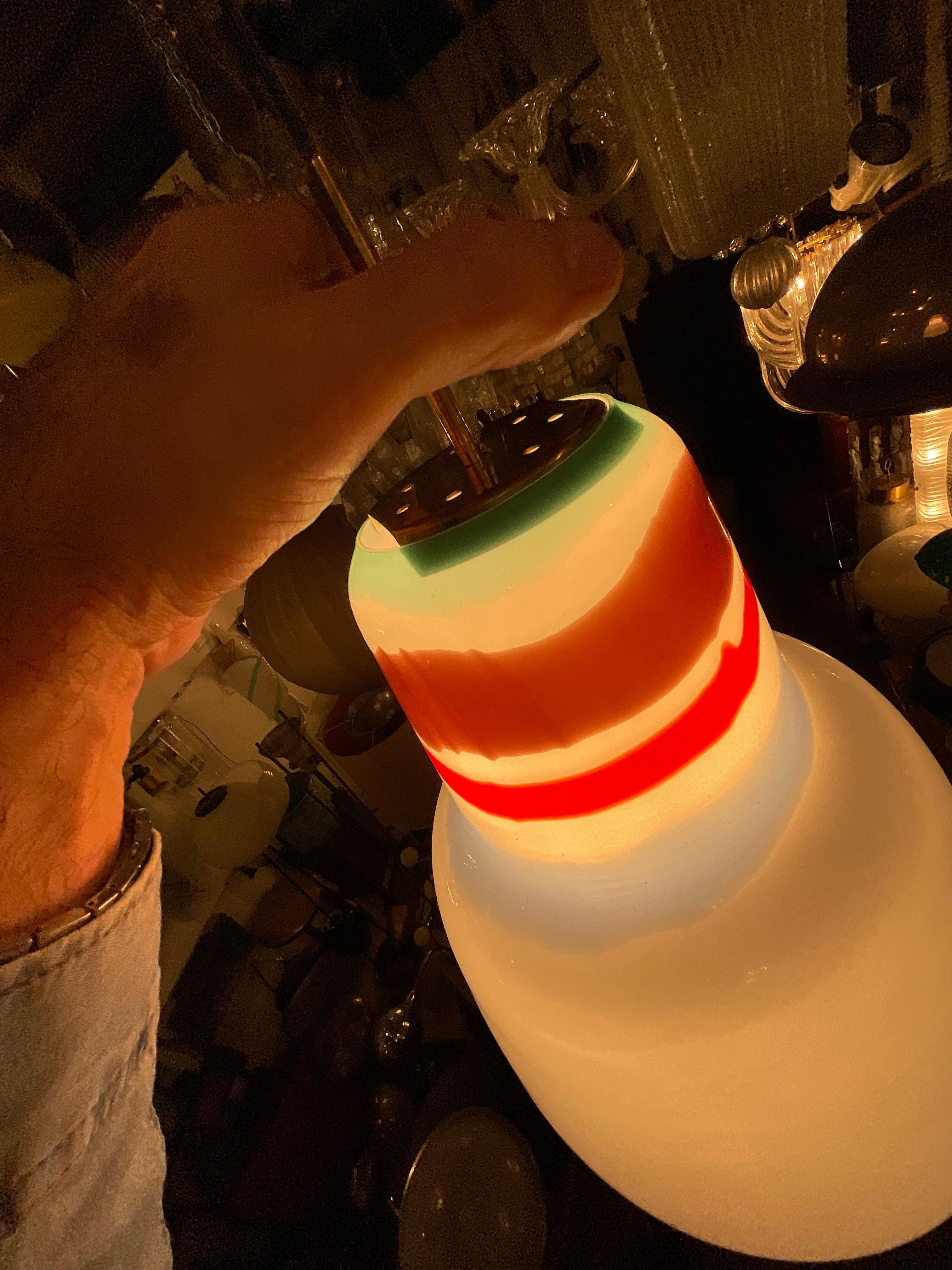 VENINI - MASSIMO VIGNELLI - Lámpara de cristal de Murano - ITALIA 1950. en venta 5