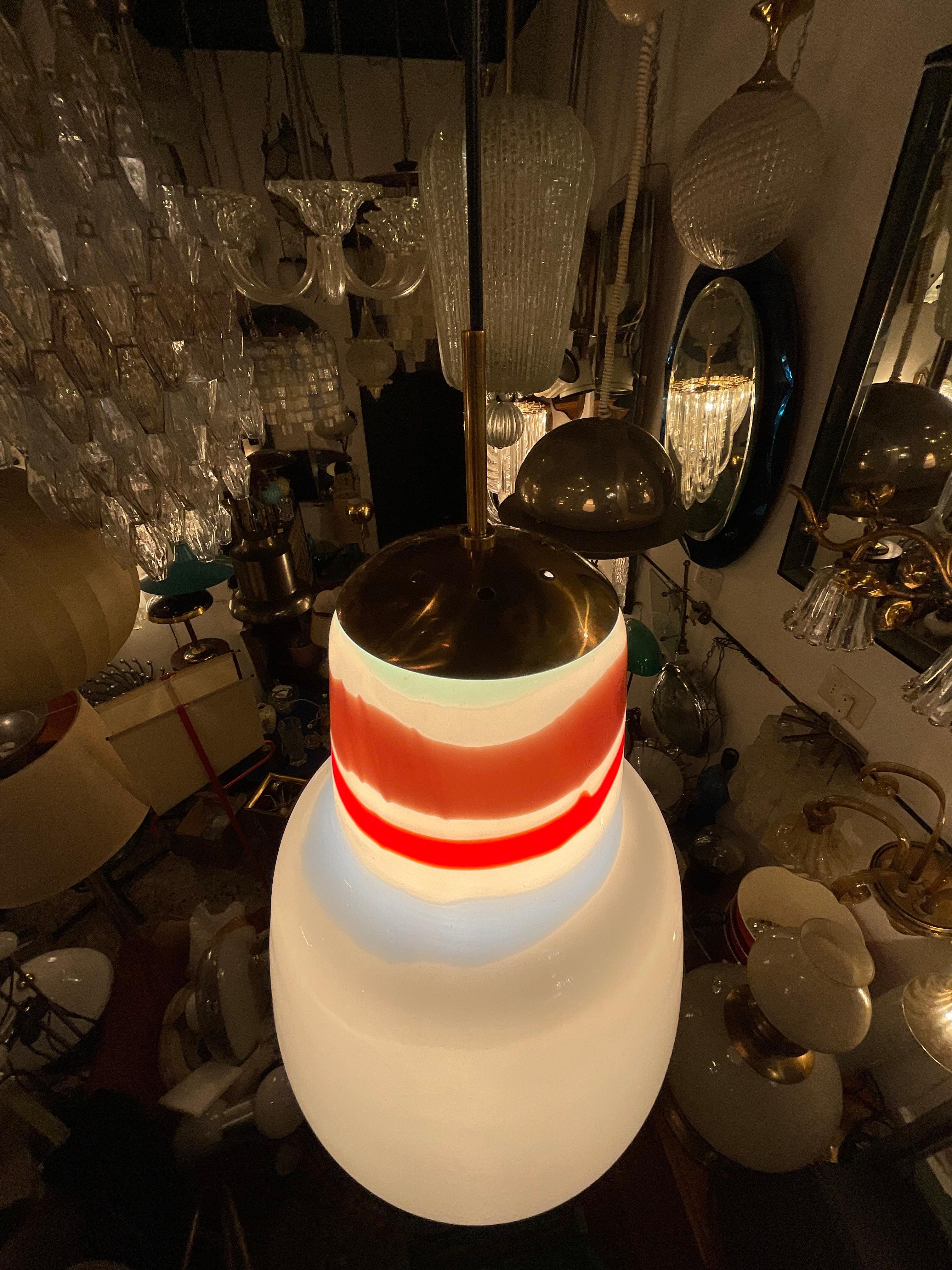 VENINI - MASSIMO VIGNELLI - Lámpara de cristal de Murano - ITALIA 1950. en venta 11