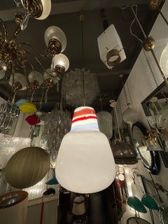 VENINI - MASSIMO VIGNELLI - Murano glass chandelier - ITALY 1950s.