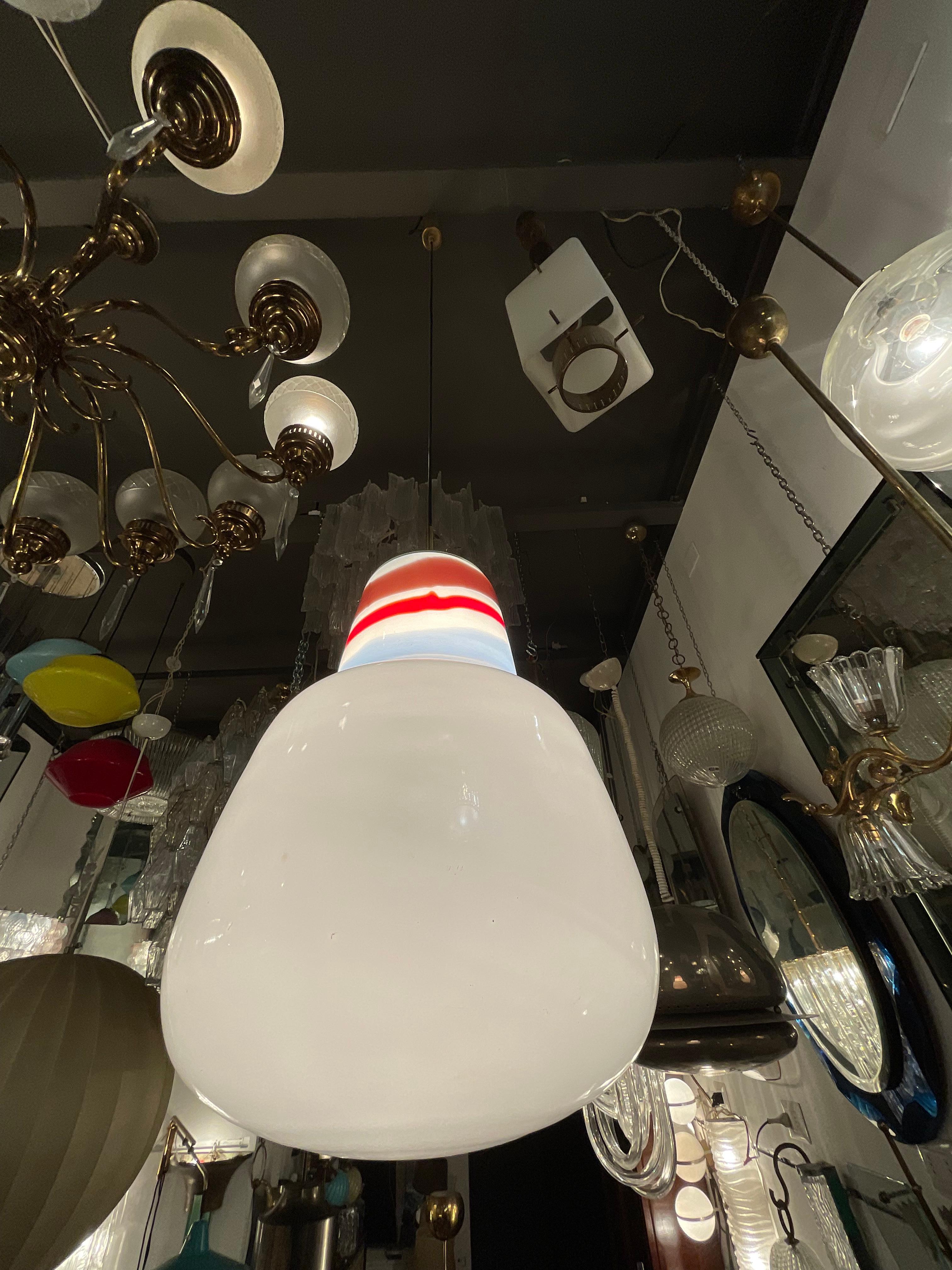 VENINI - MASSIMO VIGNELLI - Lámpara de cristal de Murano - ITALIA 1950. Moderno de mediados de siglo en venta