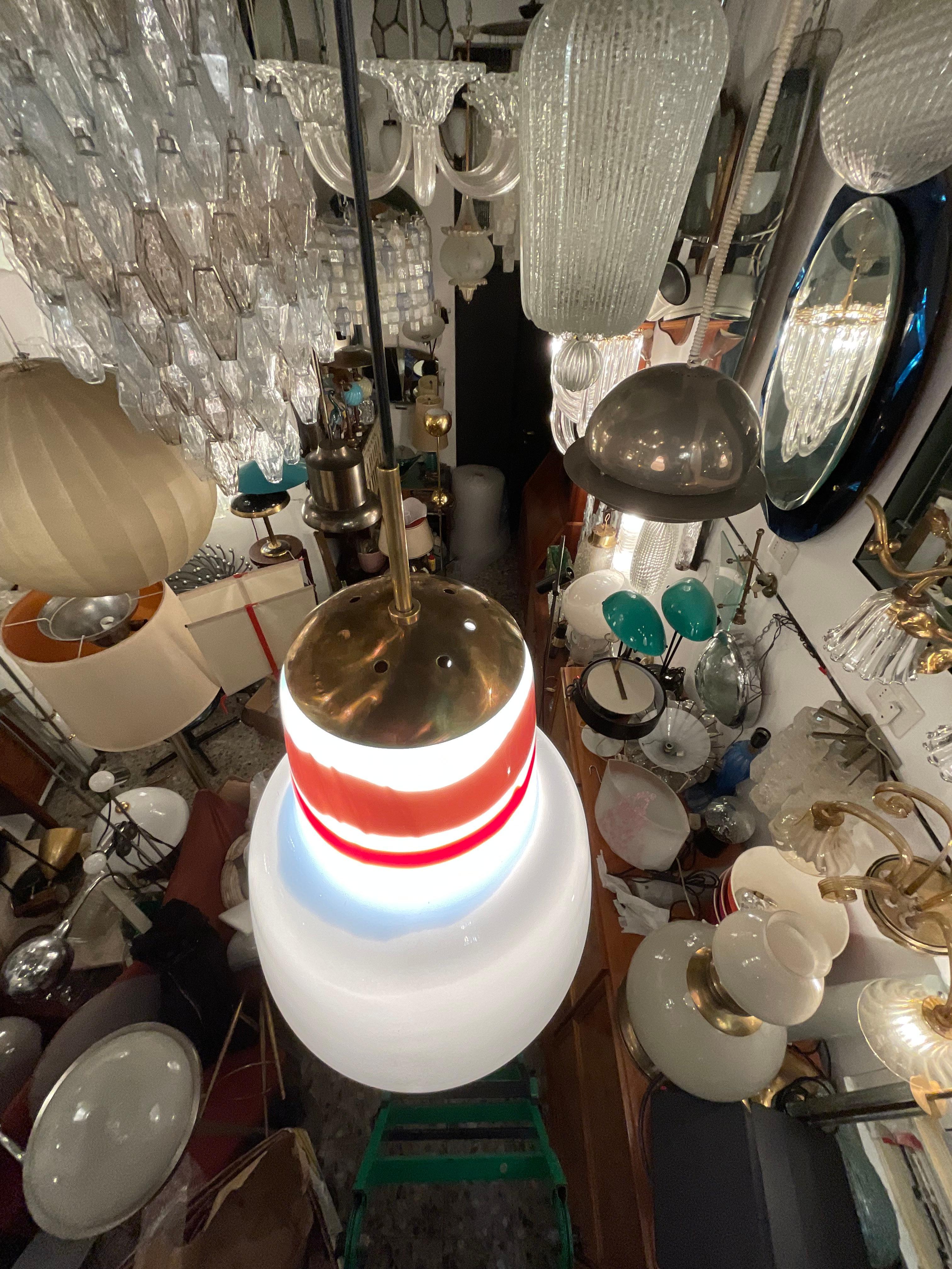 VENINI - MASSIMO VIGNELLI - Lámpara de cristal de Murano - ITALIA 1950. Otro en venta