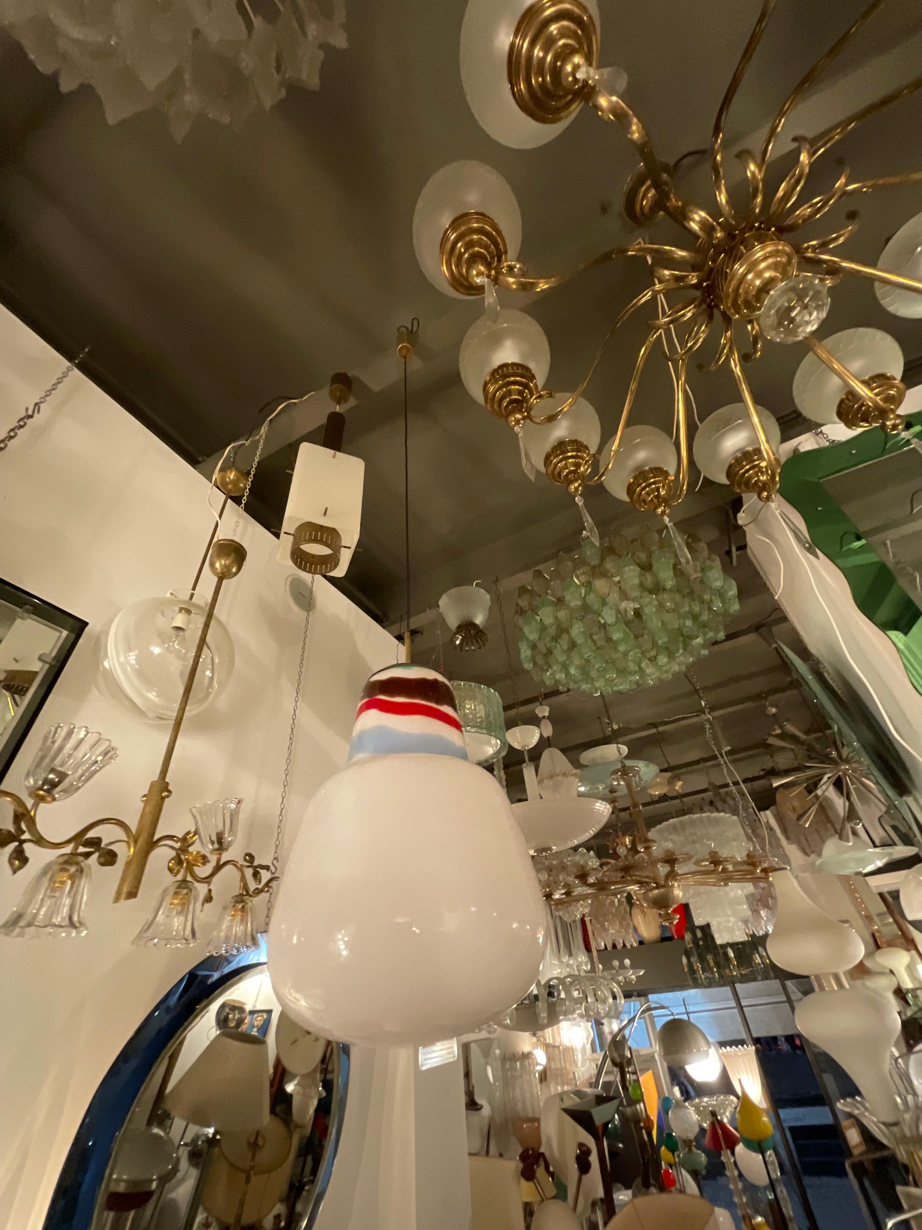 VENINI - MASSIMO VIGNELLI - Lámpara de cristal de Murano - ITALIA 1950. en venta 2