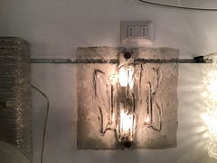 Italian Murano Glass Sconces, Carlo Nason for Mazzega, circa 1970s