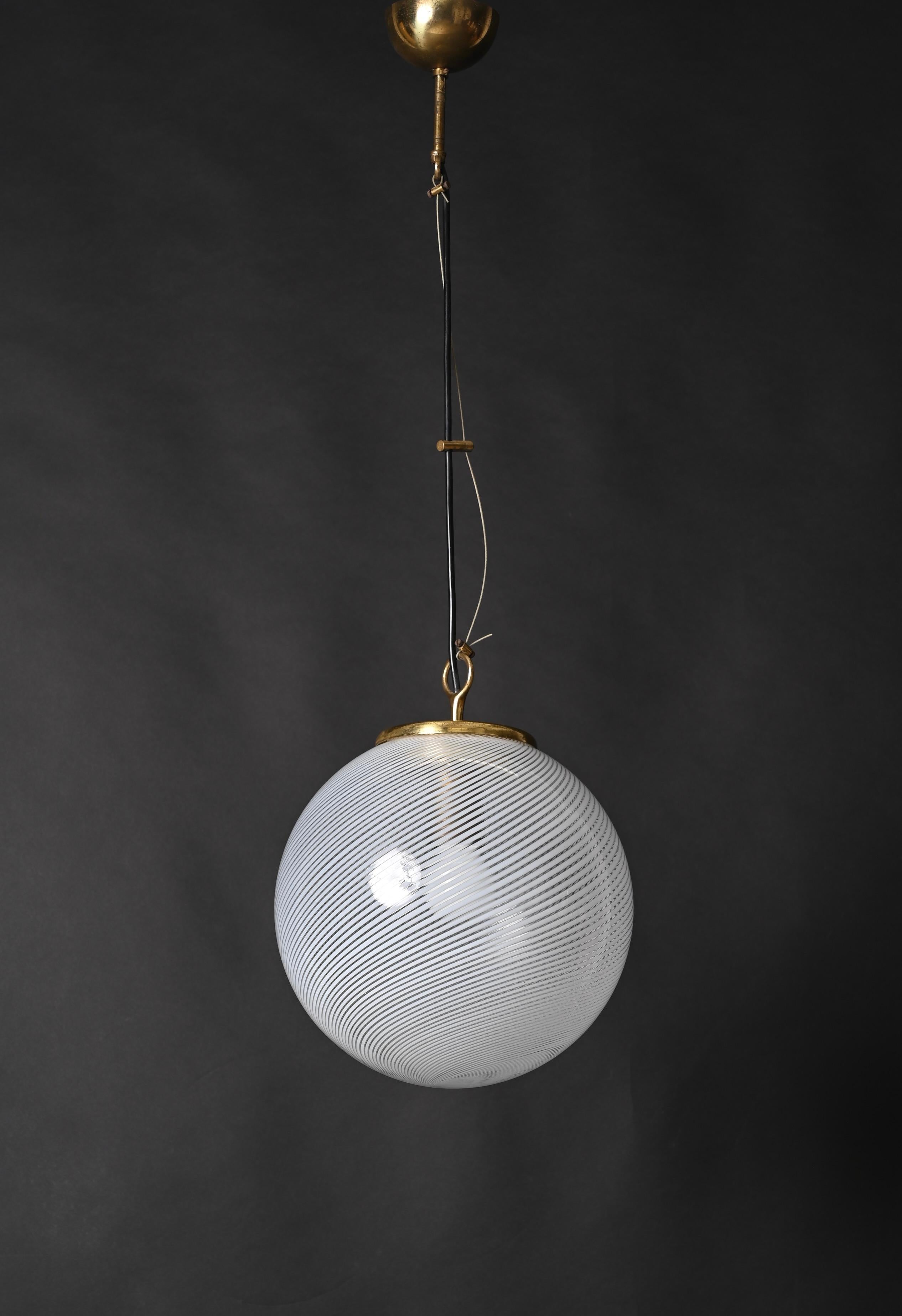Lampadario Venini di metà secolo 