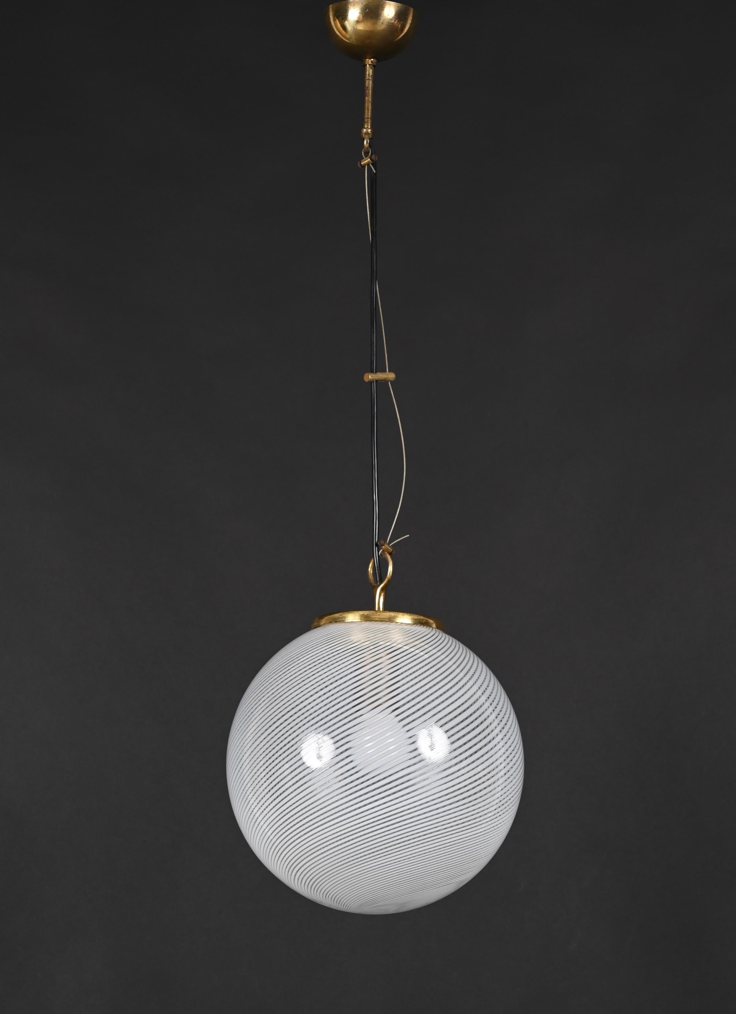 Lampadario Venini di metà secolo 