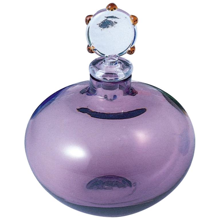 Venini Monofiori Amethyst Glass Vase by Laura de Santillana