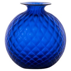 Venini Monofiori Balloton 100.16 Small Sapphire – Glass Vase – Damiani
