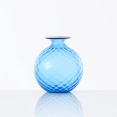 Venini Monofiori Balloton 100.29 Large Acquamare - Glass Vase - Damiani