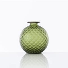 Venini Monofiori Balloton 100.29 Verde manzana grande - Jarrón de cristal - Damiani