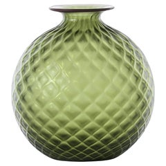 Venini Monofiori Balloton 100.29 Verde manzana grande - Jarrón de cristal - Damiani