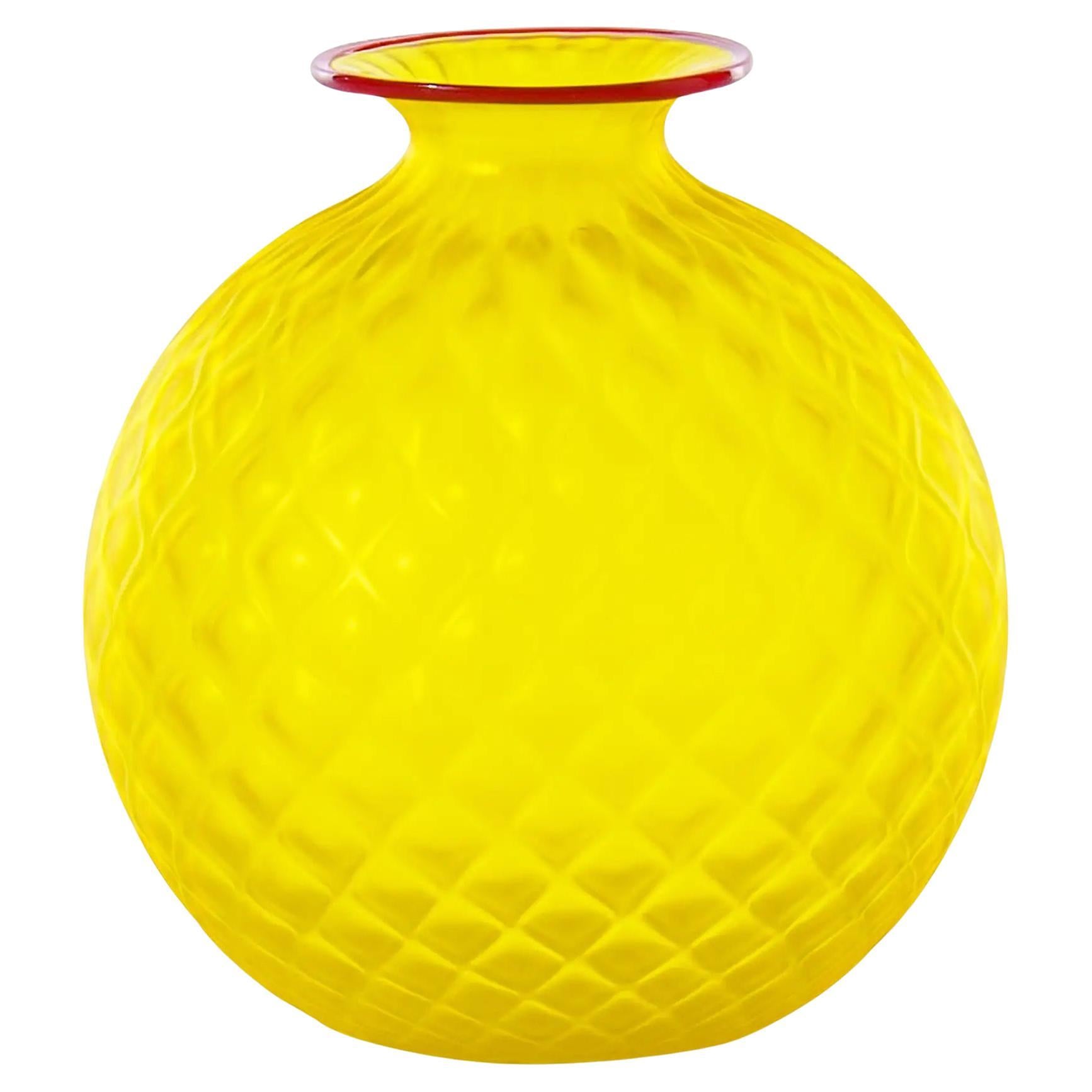 Venini Monofiori Balloton 100.29 Große Ginkgo Biloba - Glasvase - Damiani