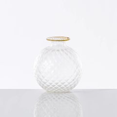Venini Monofiori Balloton Frozen 100.29 Large Crystal - Glass Vase - Damiani
