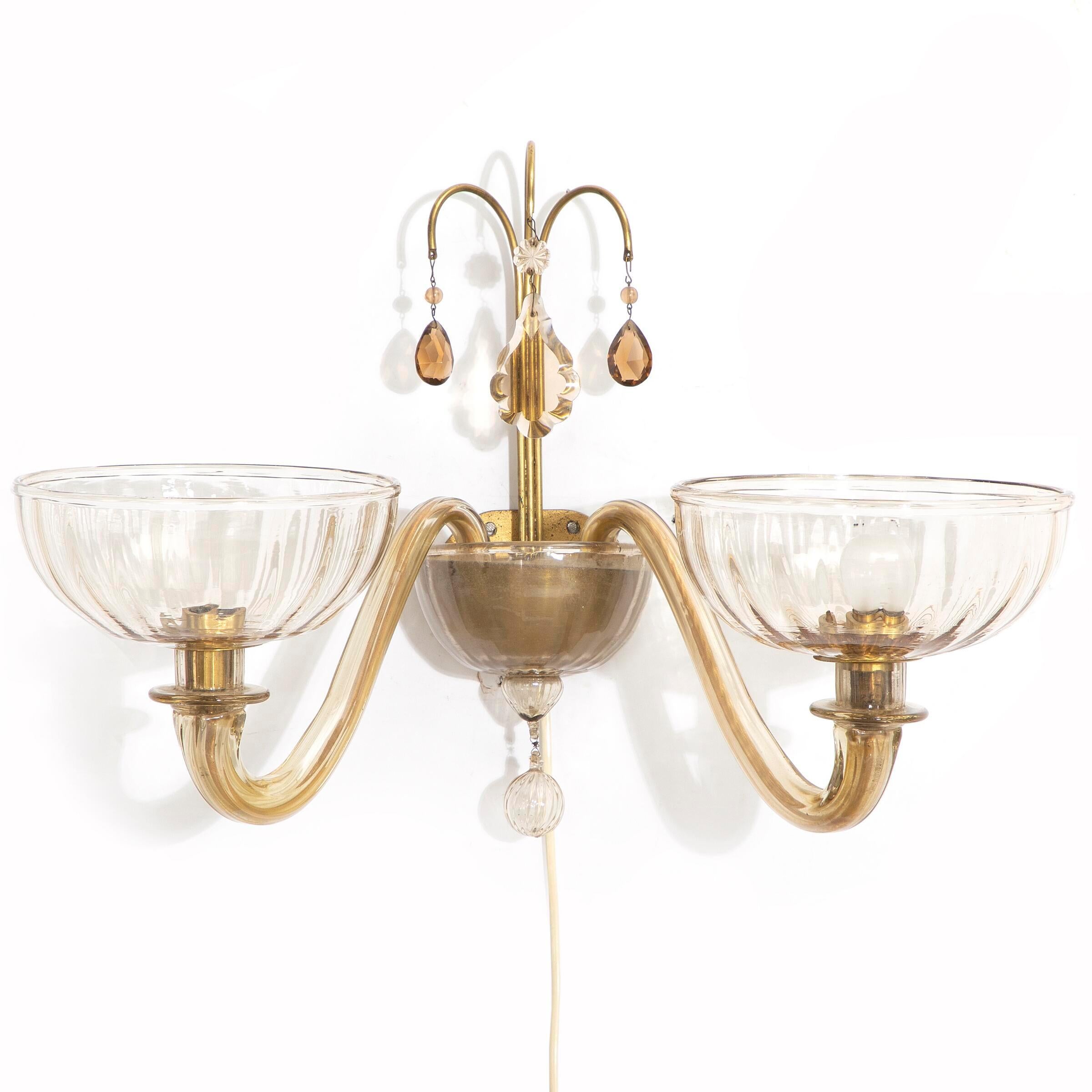 Italian Venini Murano 1930s  