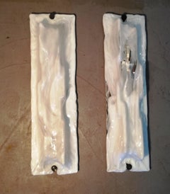 Venini Murano. 2 sconces mod Scorza, 1970s