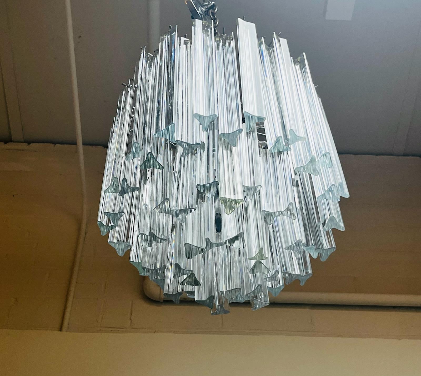 Hand-Crafted Venini Murano Chandelier  For Sale