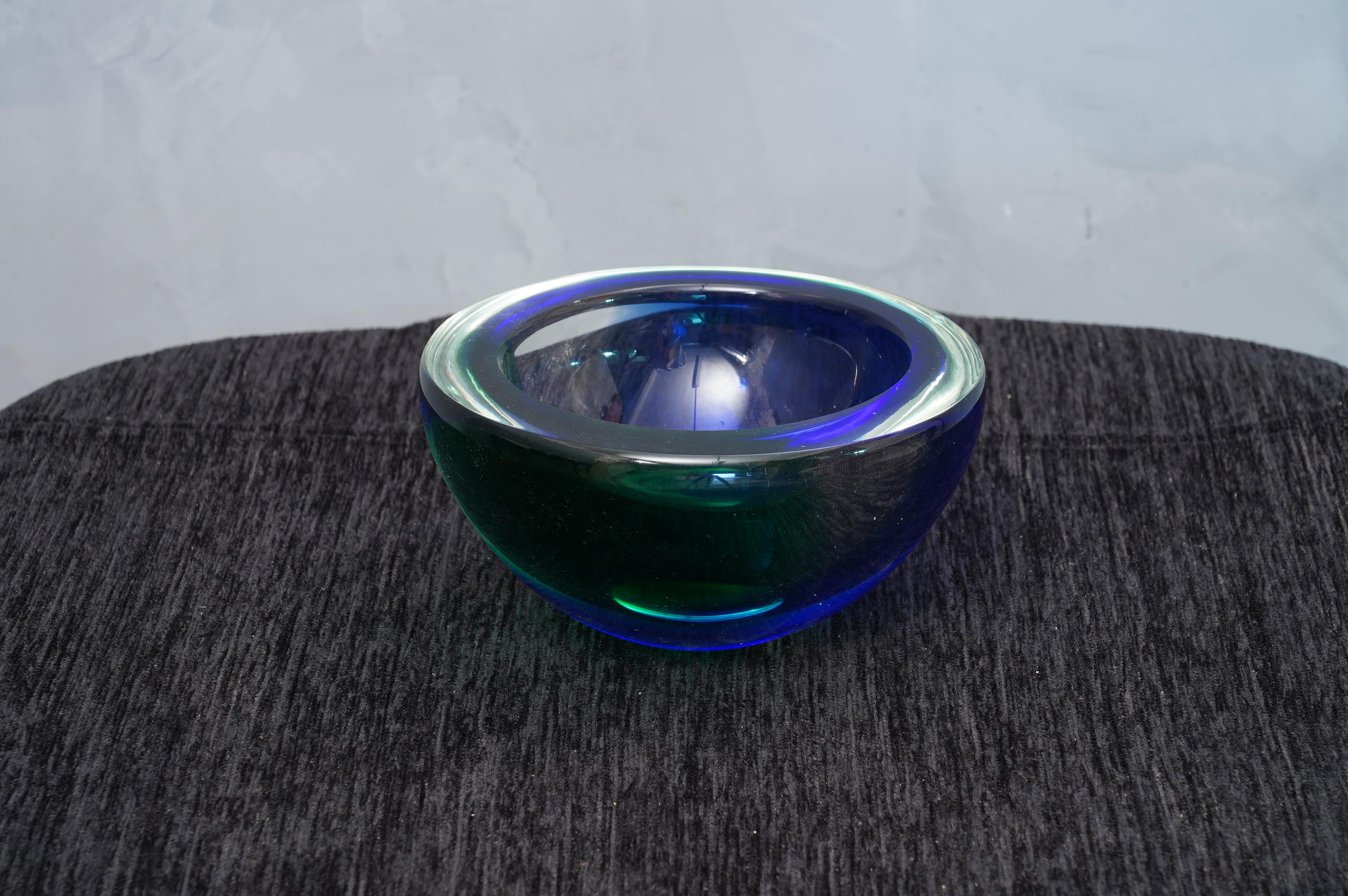 Mid-Century Modern Venini Murano Glass Ashtray, 1960