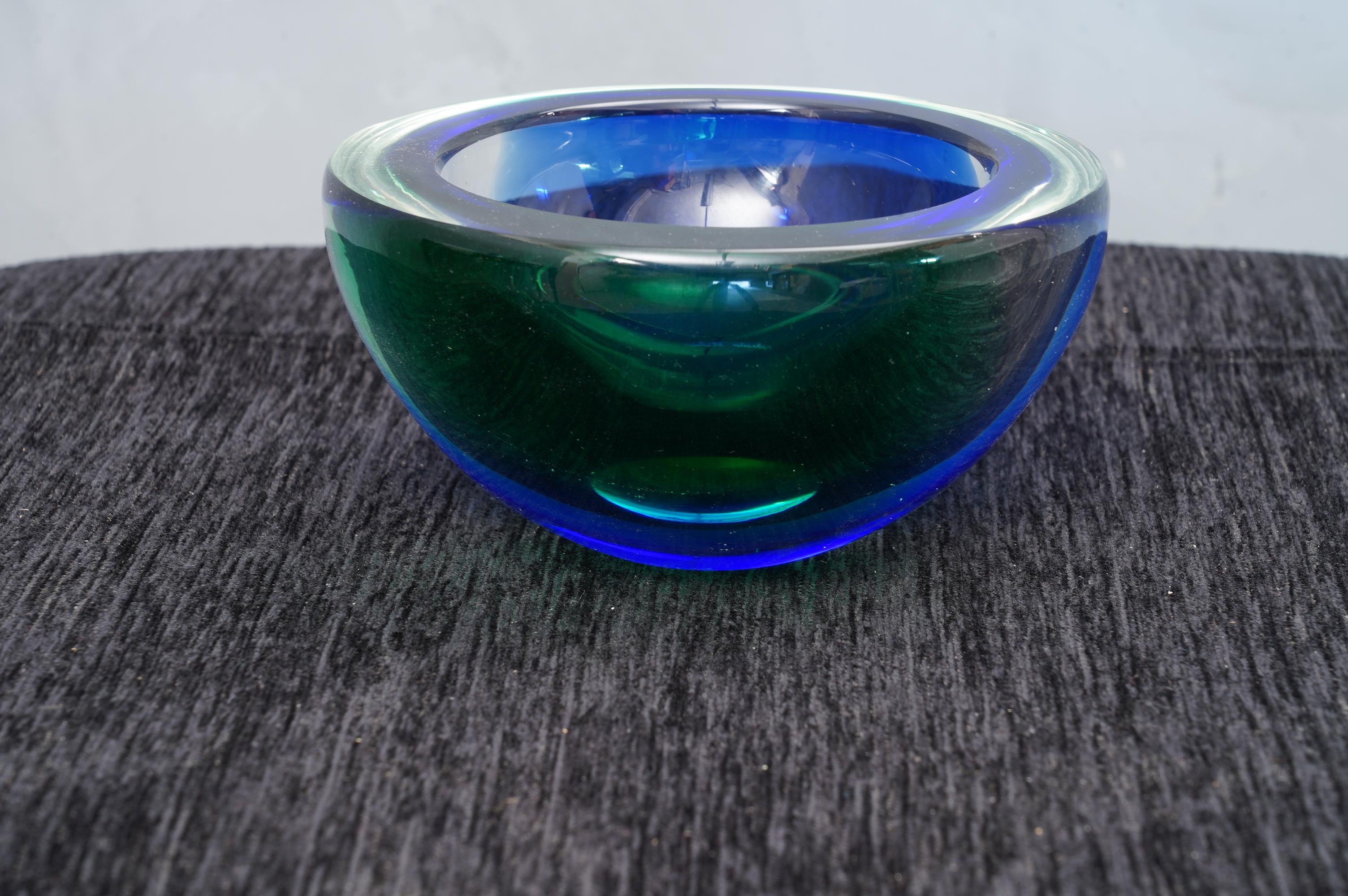 Italian Venini Murano Glass Ashtray, 1960