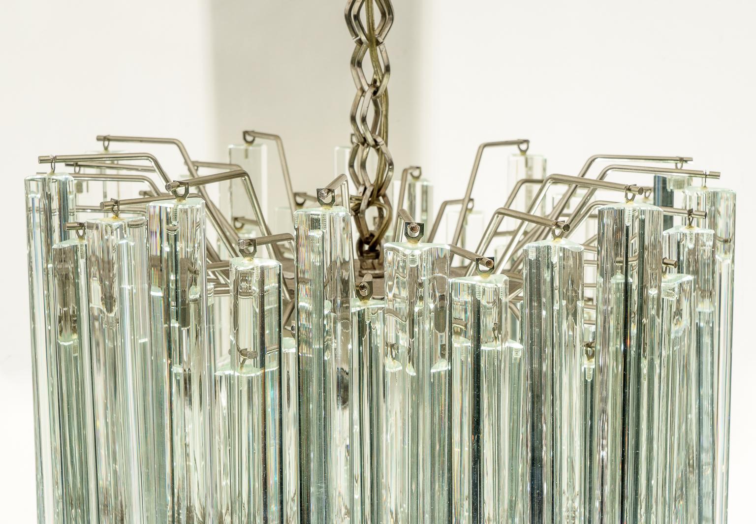 Italian Venini Murano Glass Chandelier for Camer Glass