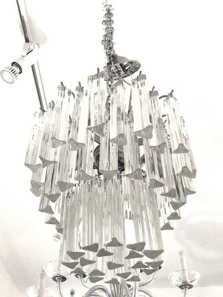 Lampadario in vetro di Murano Venini 4