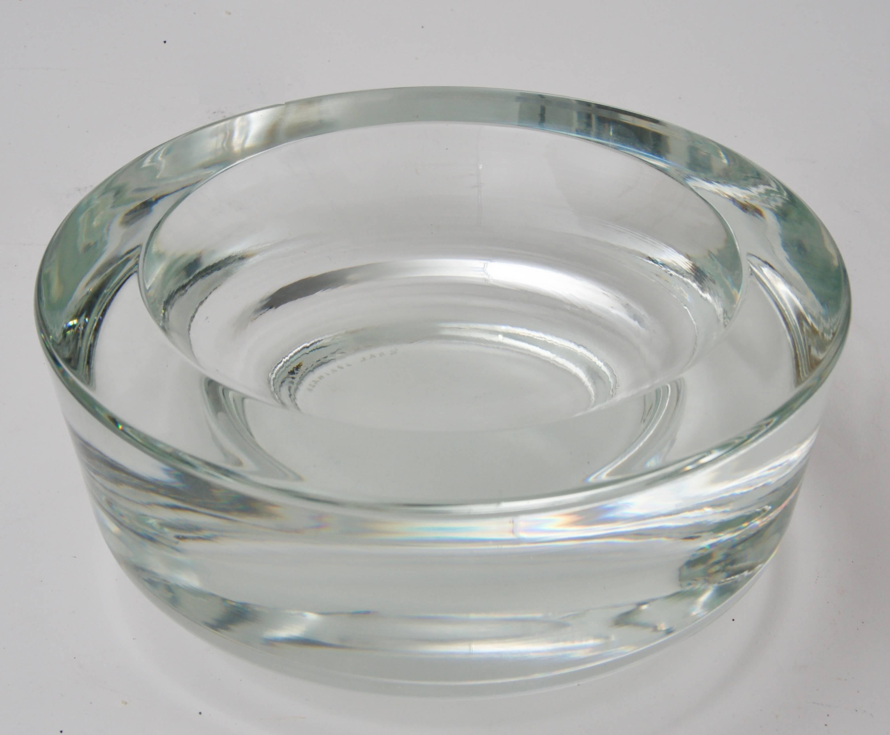 Modern  Venini Murano Glass Dish