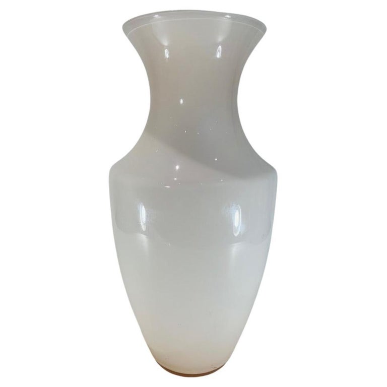 Venini Murano Glass Light Coralo 1950 Big Vase For Sale at 1stDibs