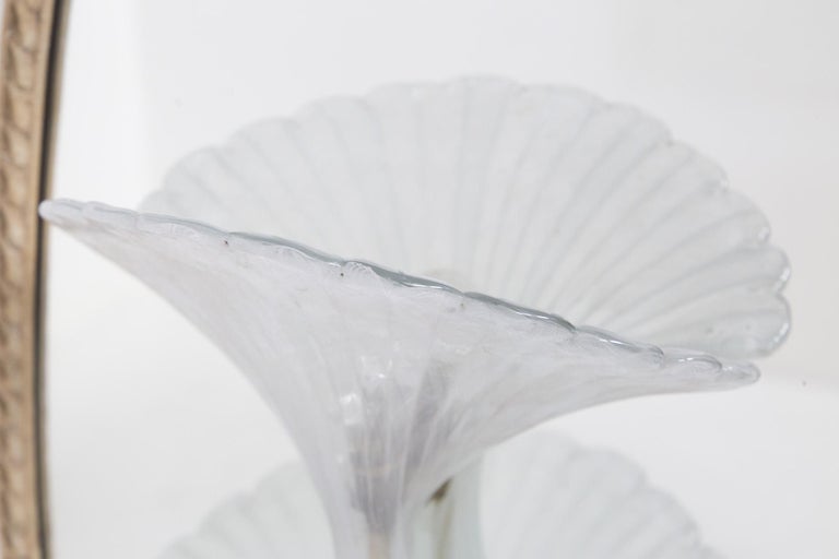 Venini Murano Glass Mirrors with Sconces For Sale at 1stDibs