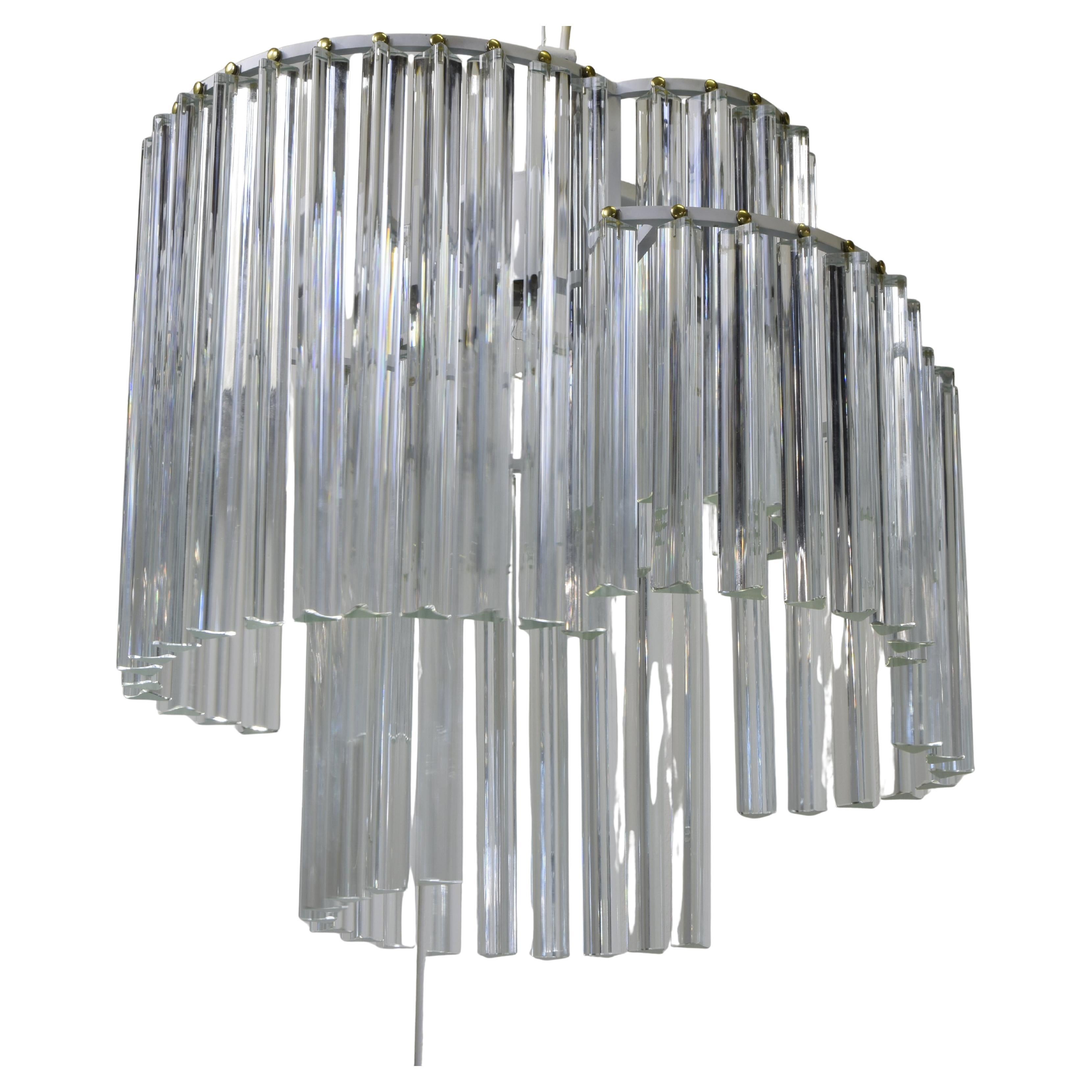 Venini murano glass pendant 1960s
