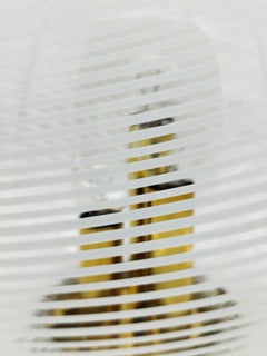 Venini Murano Glass Sphere Table Lamp, Italy 1970s