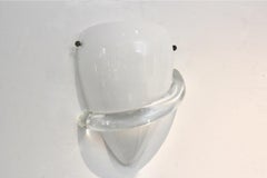 Venini Murano Glass ‘Swan’ Wall Sconce by Tina Aufiero, Stock of 5