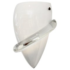 Venini Murano Glas 'Swan' Wandleuchter von Tina Aufiero, 5er Pack