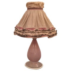 Venini Murano Glass Table Lamp 1950 Italy