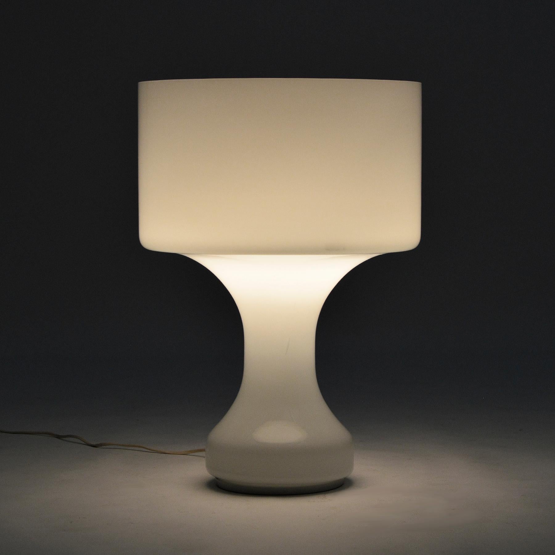 Venini Murano Glass Table Lamp In Good Condition In Highland, IN