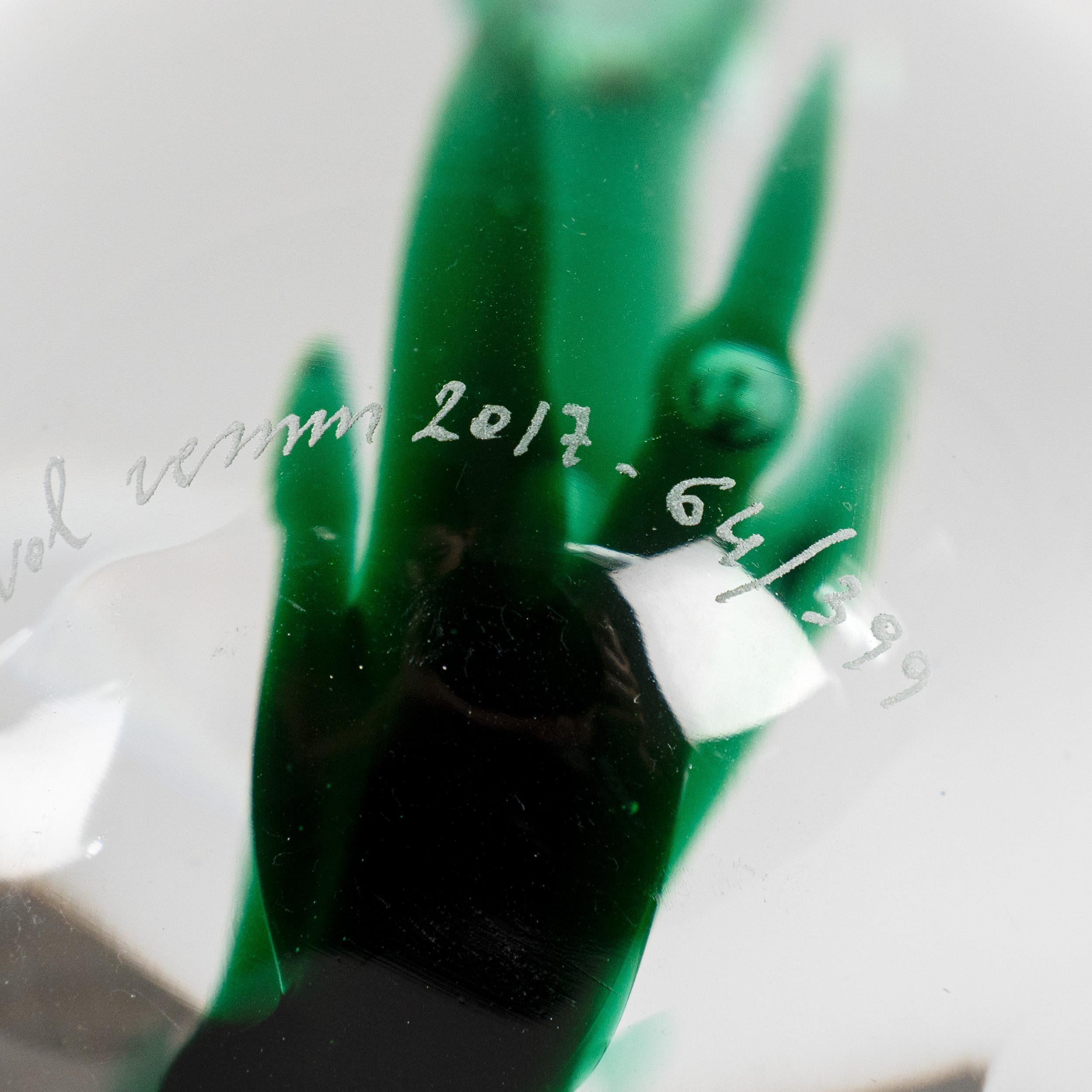 Vetro soffiato Scultura a uovo 