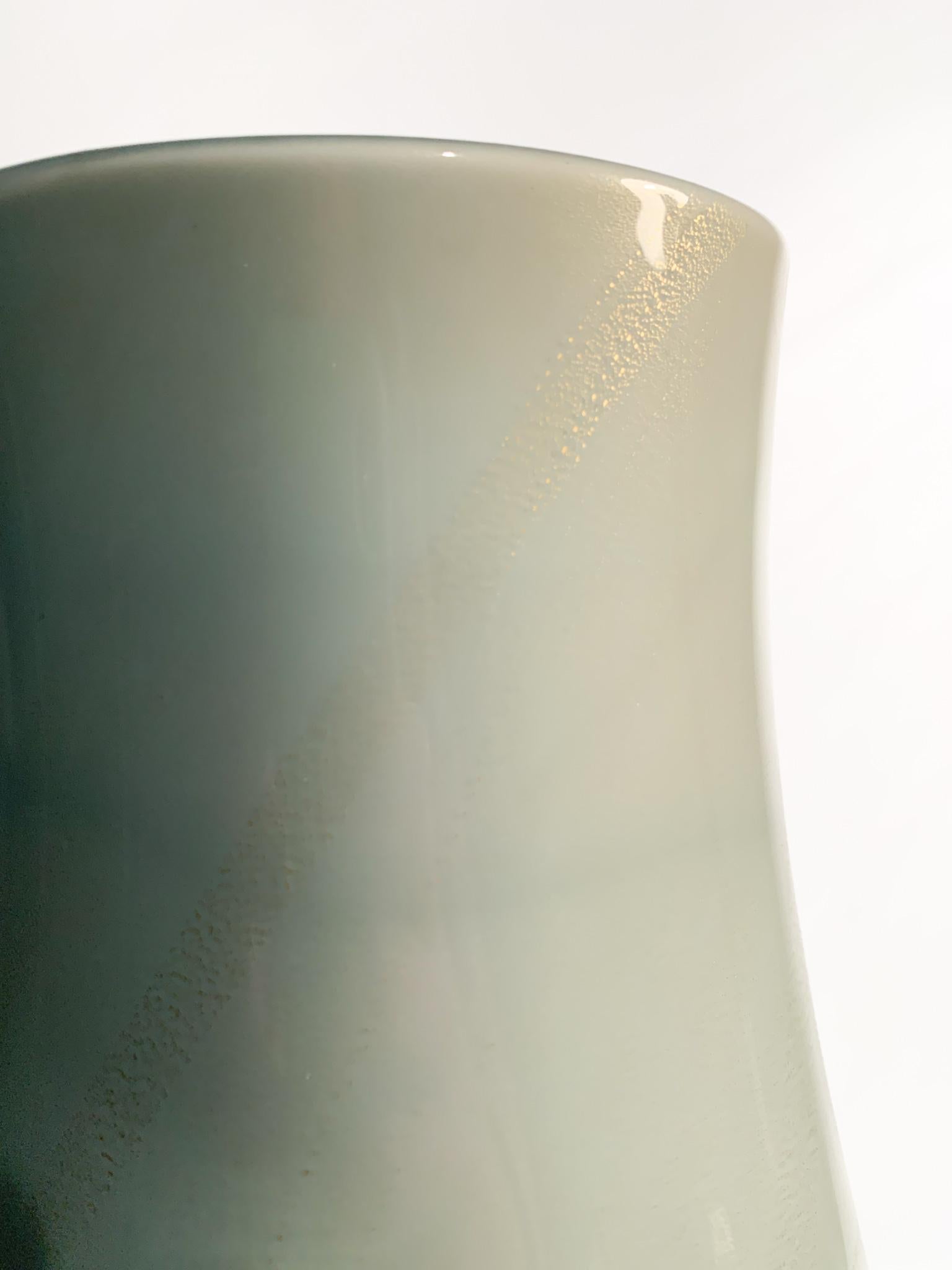 Italian Venini Murano Glass Vase Re-edition of Tomaso Buzzi from 1988 For Sale
