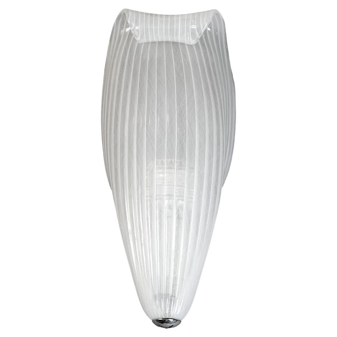 Venini Murano Glas Wandleuchte Mod.5825 'Petali' Serie, Italien 1950er Jahre im Angebot