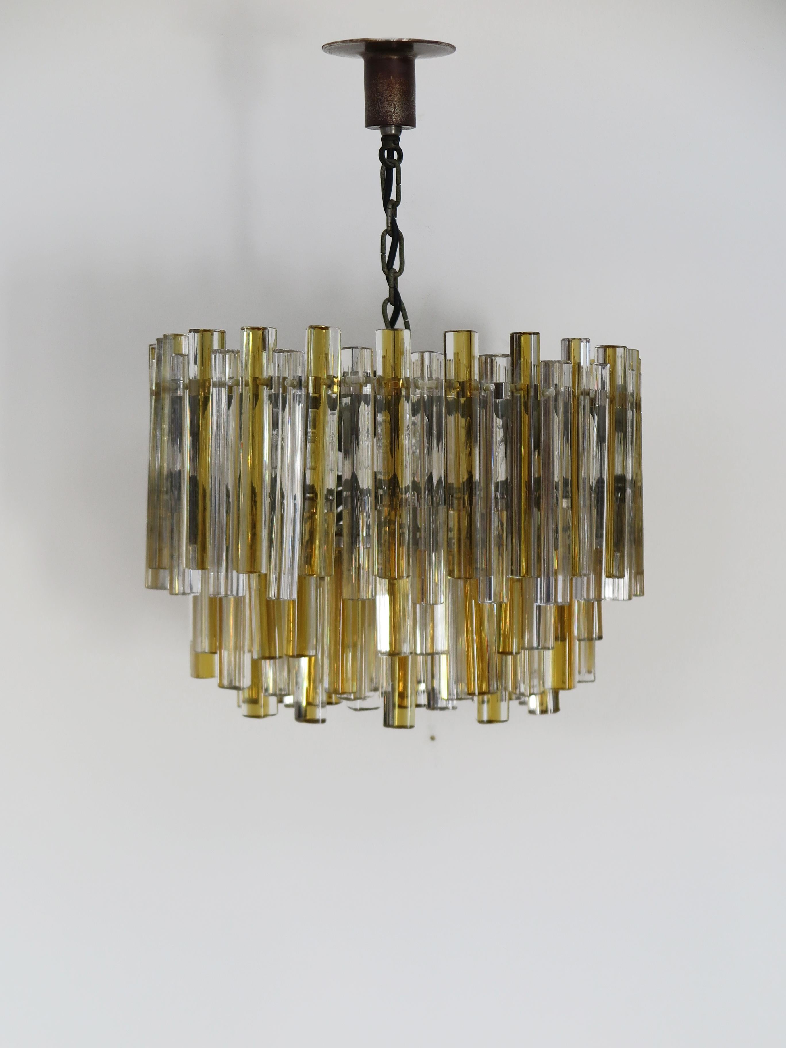 Lámpara de cristal Venini Murano Serie 