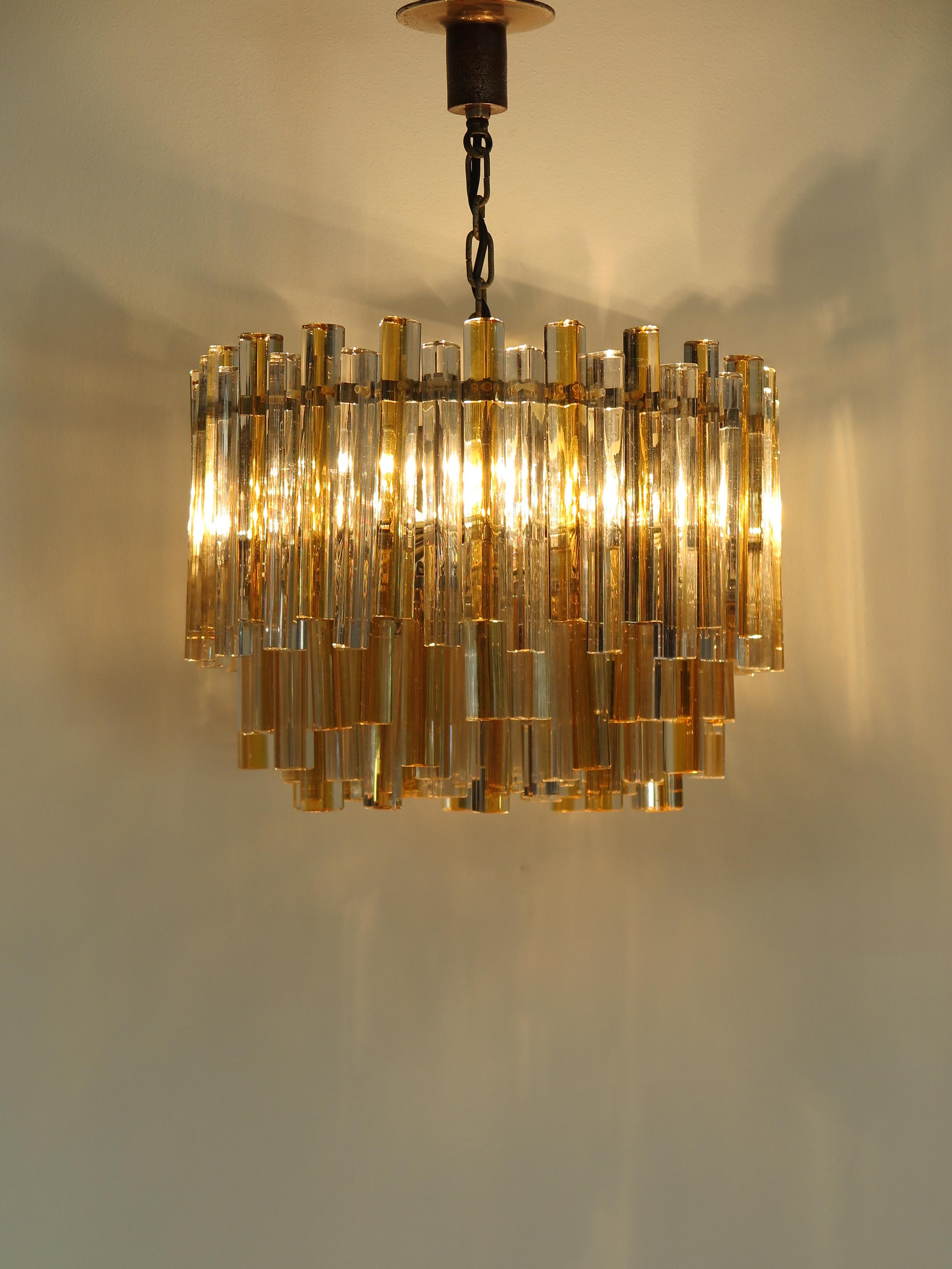Lámpara de cristal Venini Murano Serie 