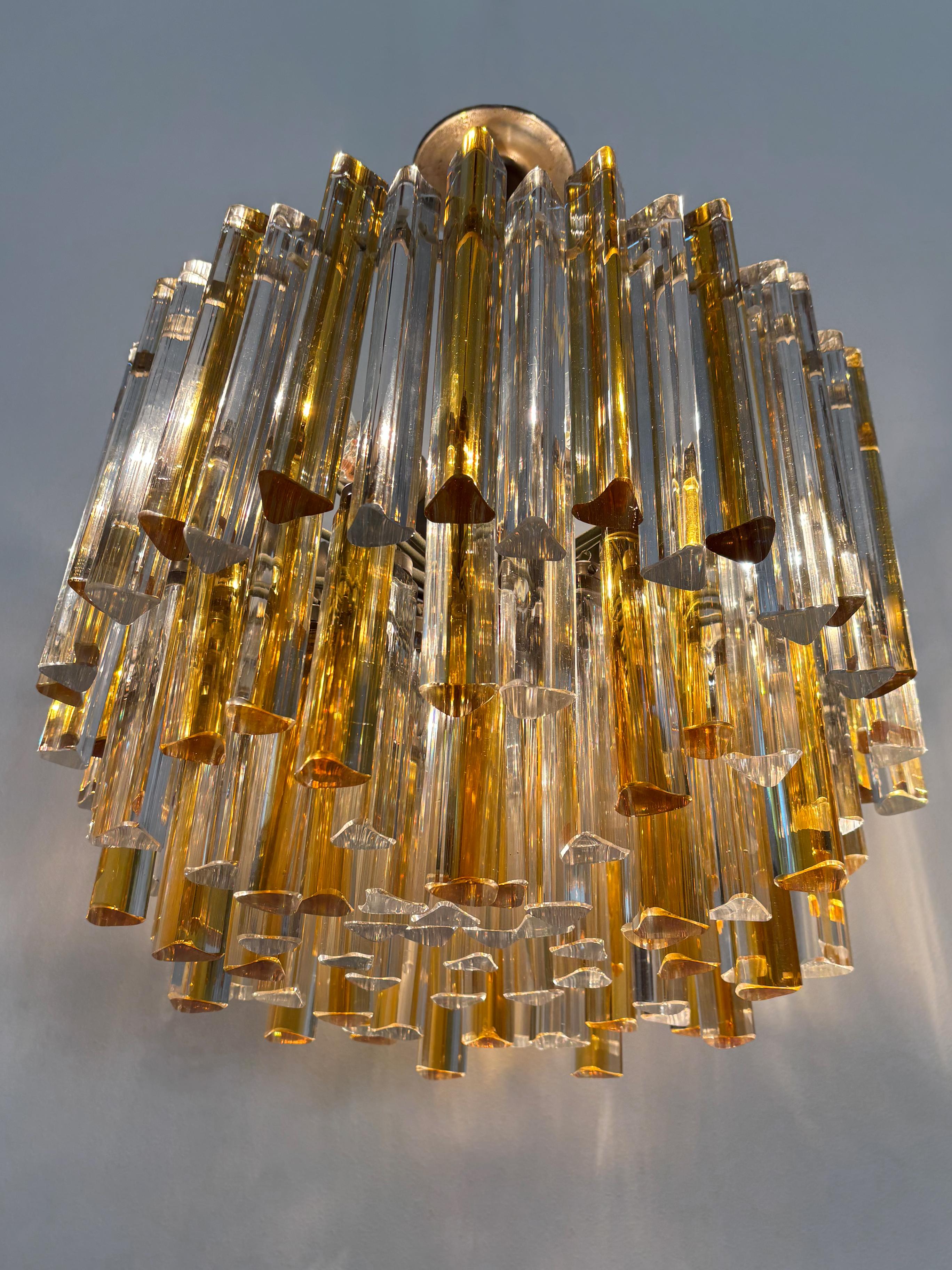 Lámpara de cristal Venini Murano Serie 