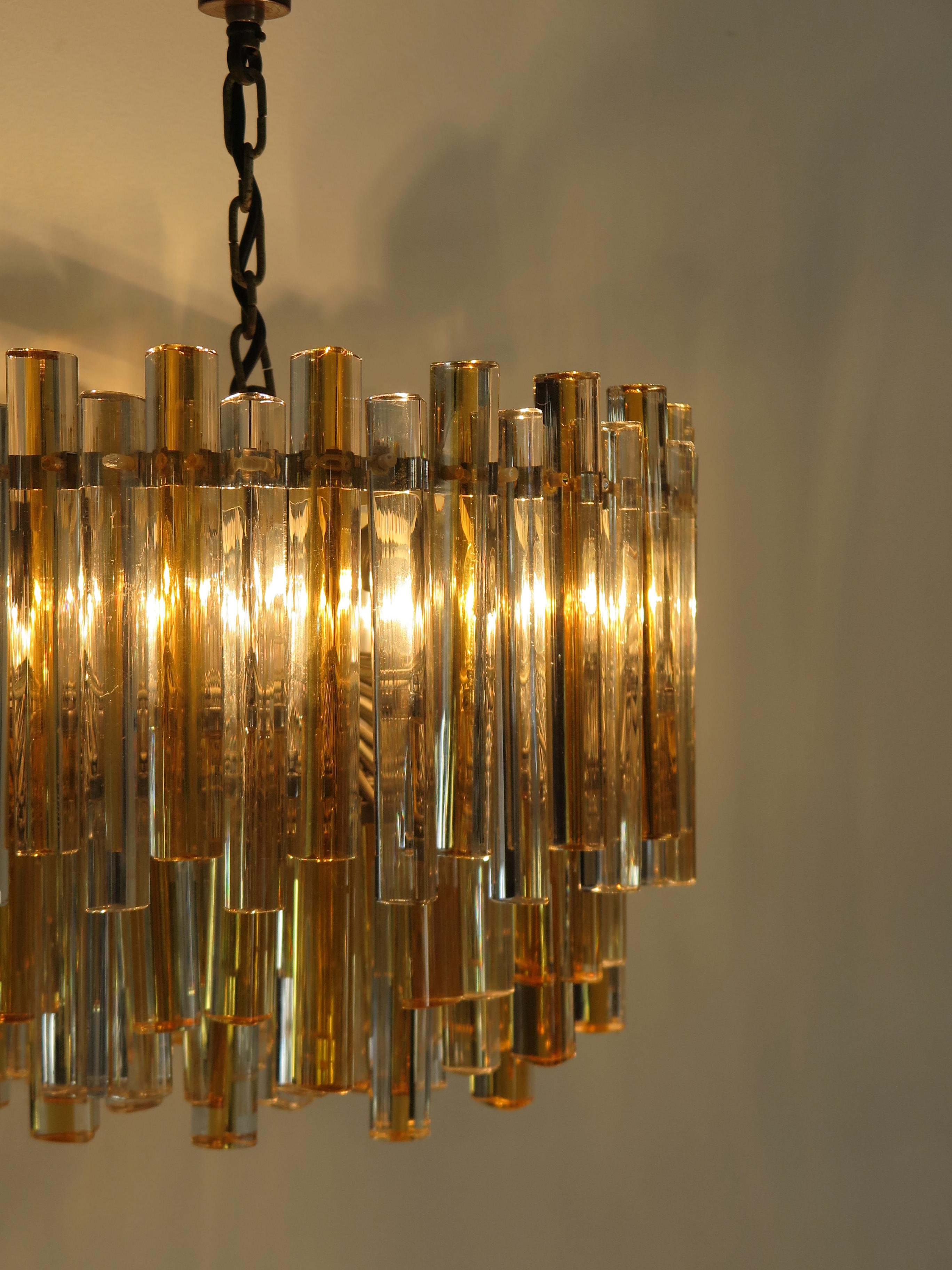Lámpara de cristal Venini Murano Serie 