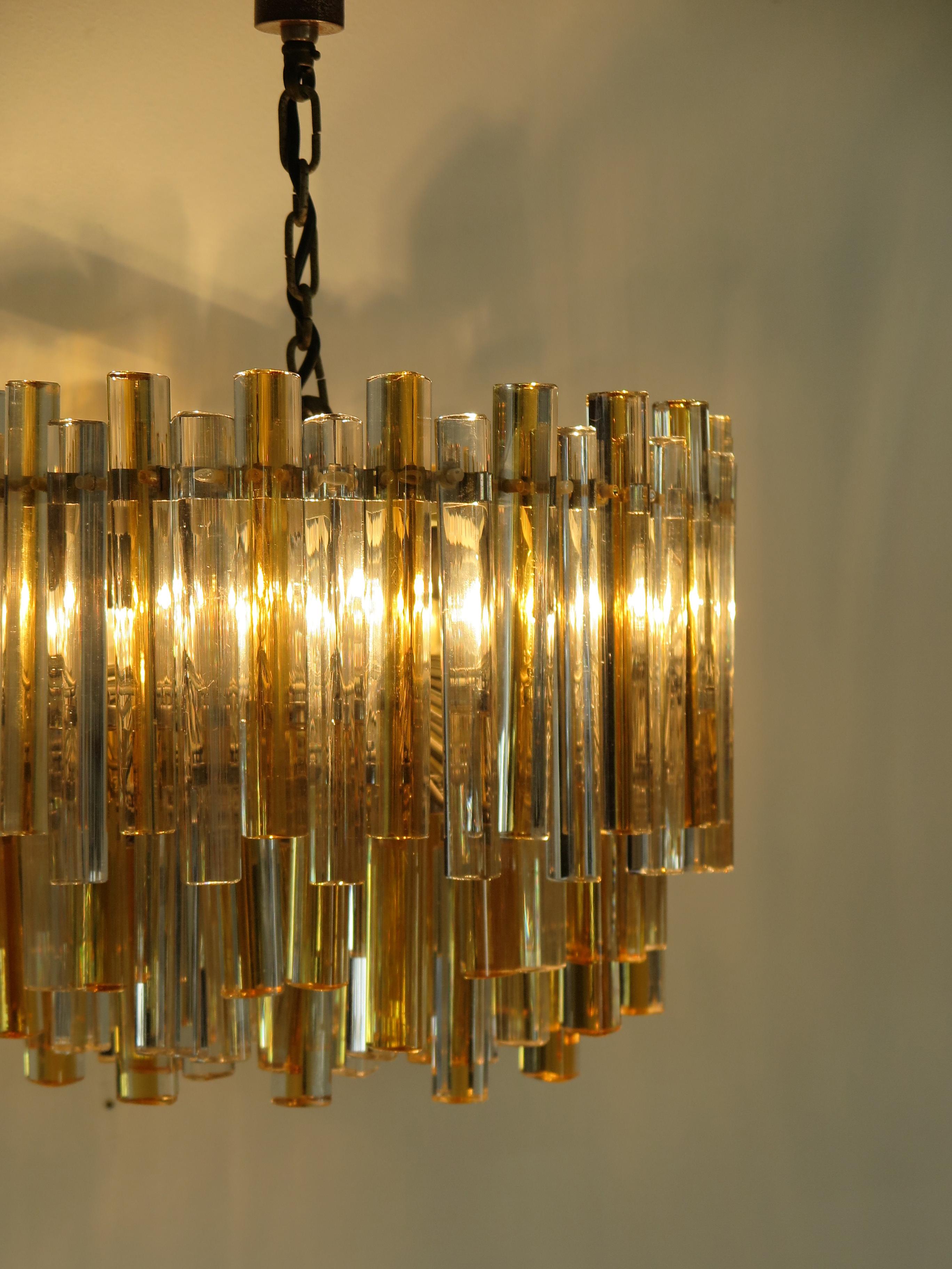 Lámpara de cristal Venini Murano Serie 