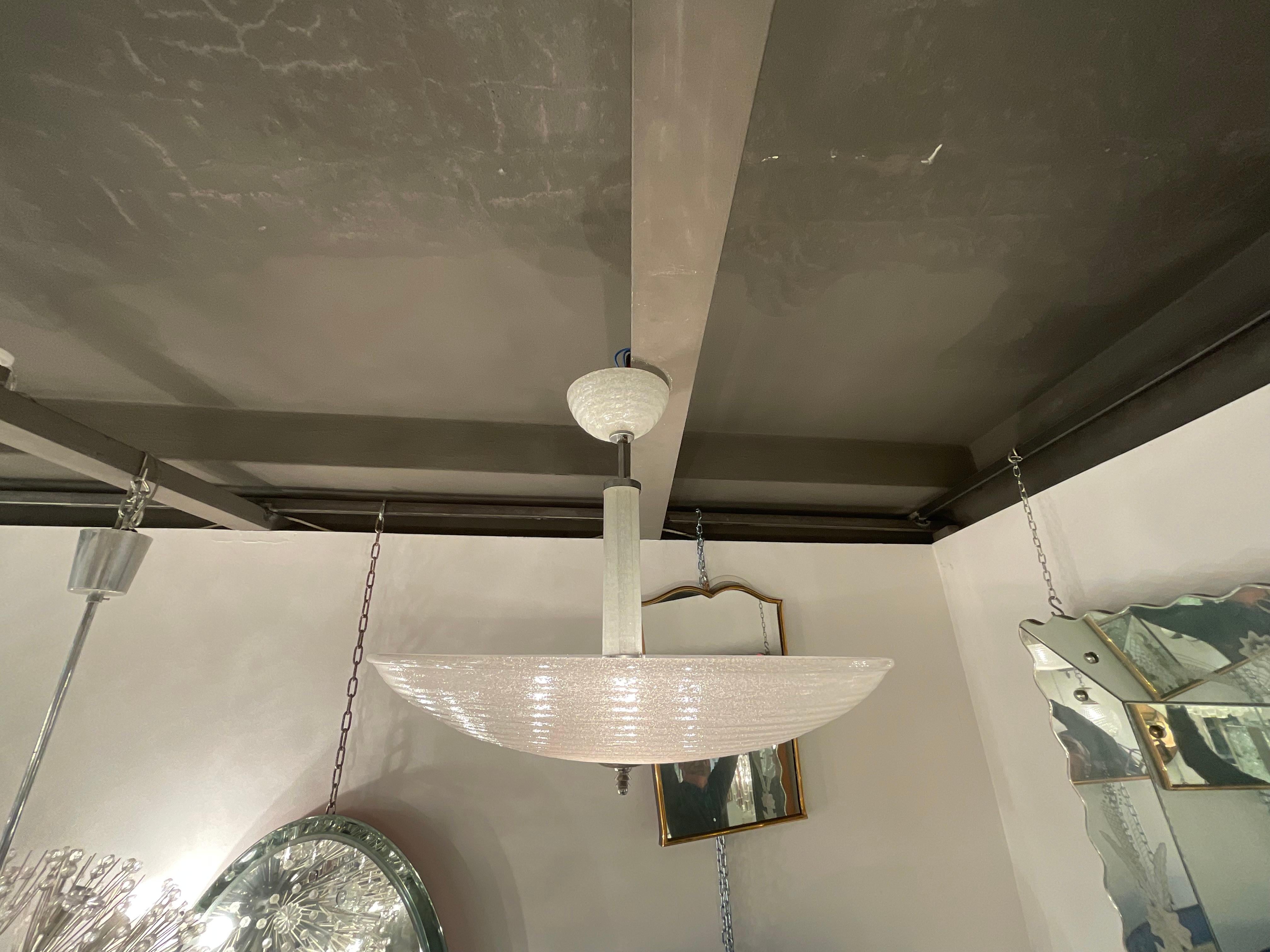 VENINI MURANO - araña art deco - 1930 Hecho a mano en venta