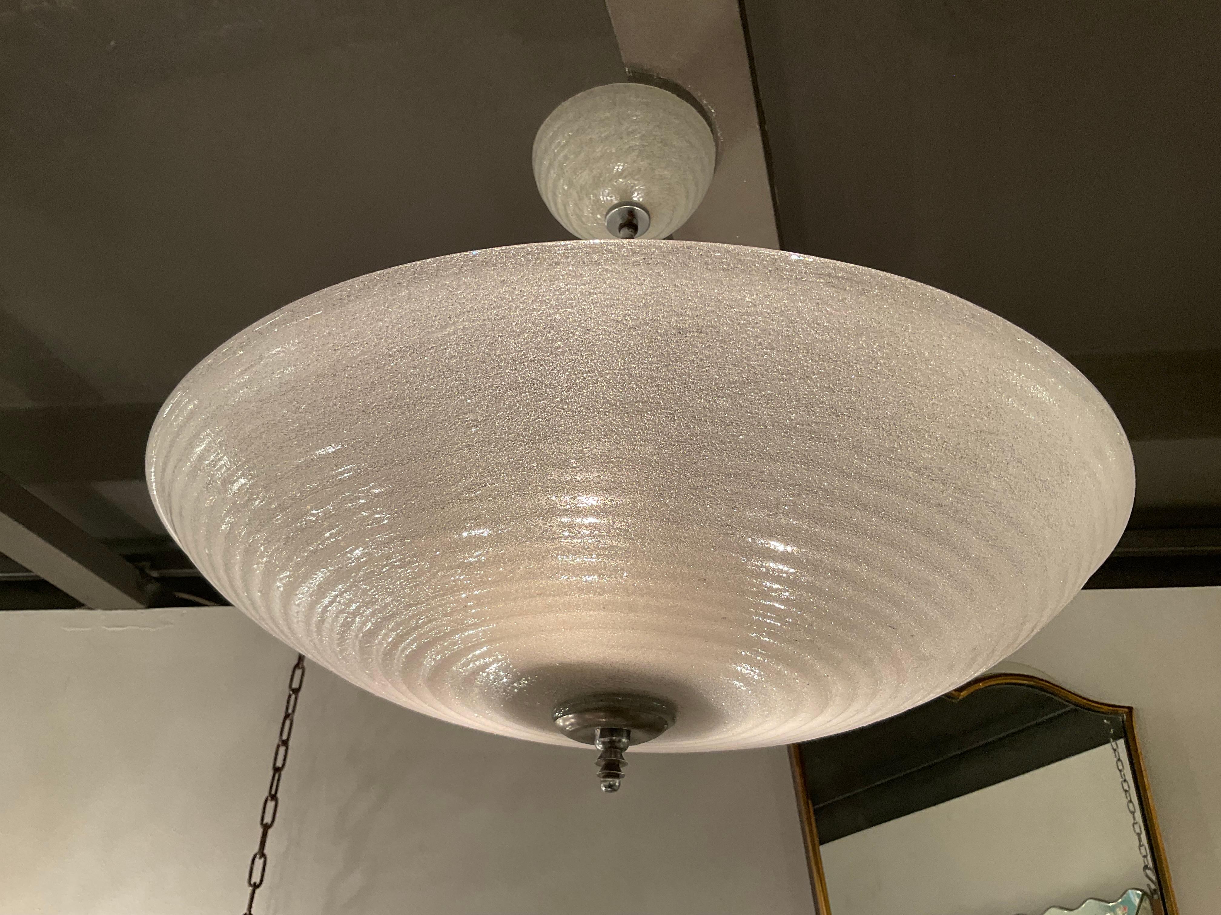 VENINI MURANO - araña art deco - 1930 en Bueno estado para la venta en Milano, IT