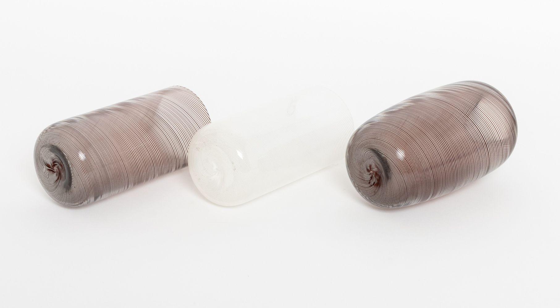 Vasi in vetro di Murano Venini, 3 in vendita 4