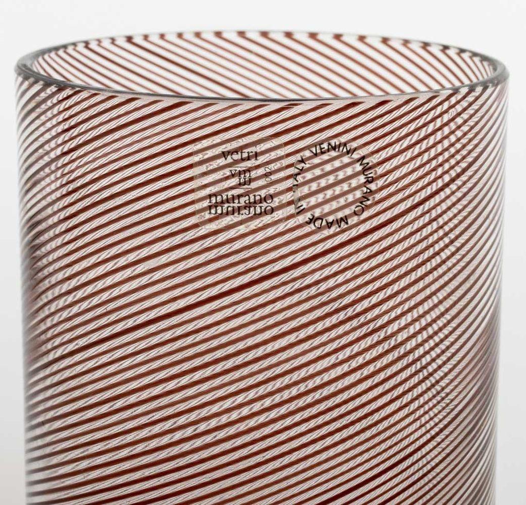 Vasi in vetro di Murano Venini, 3 in vendita 2