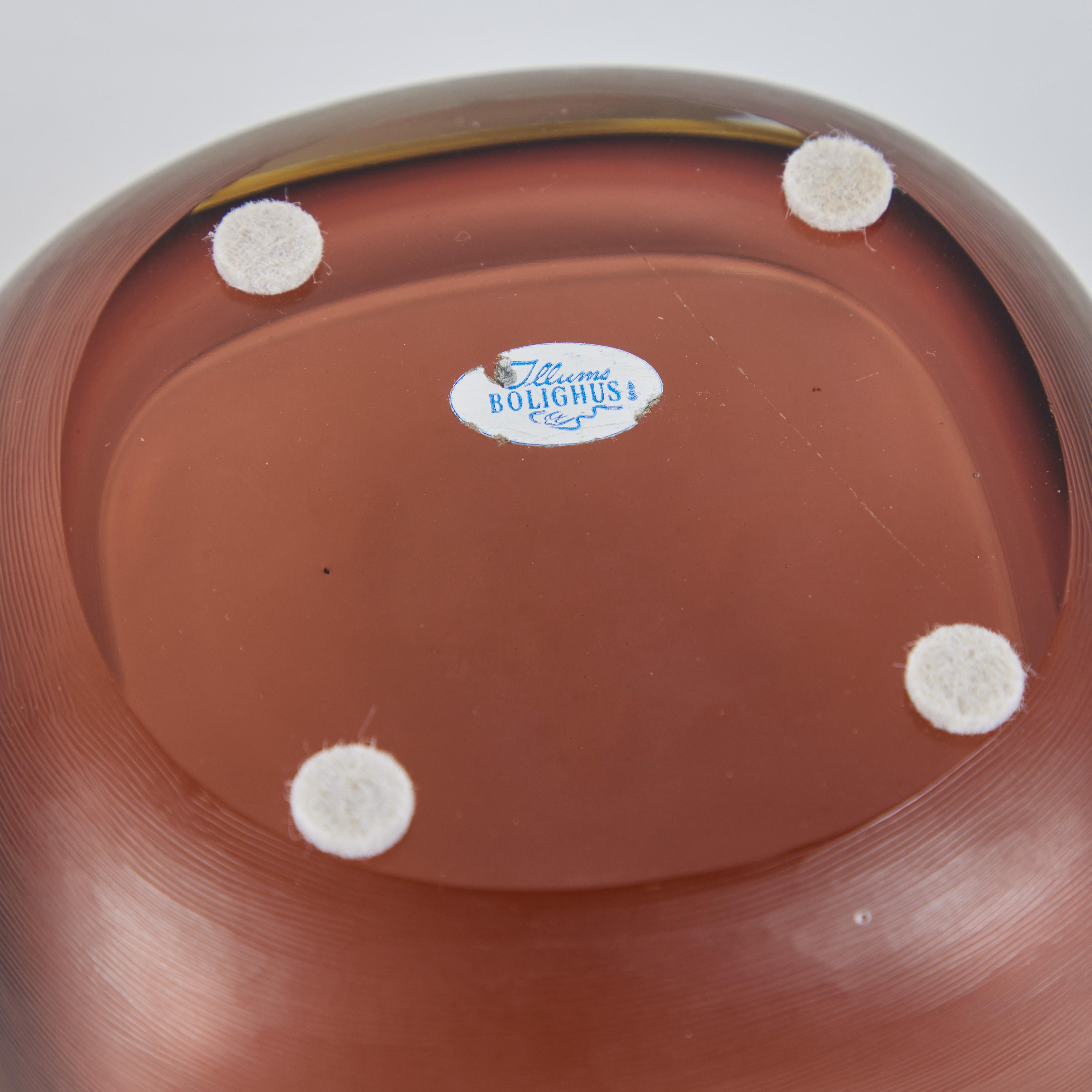 Venini Murano Purple Glass Bowl 1