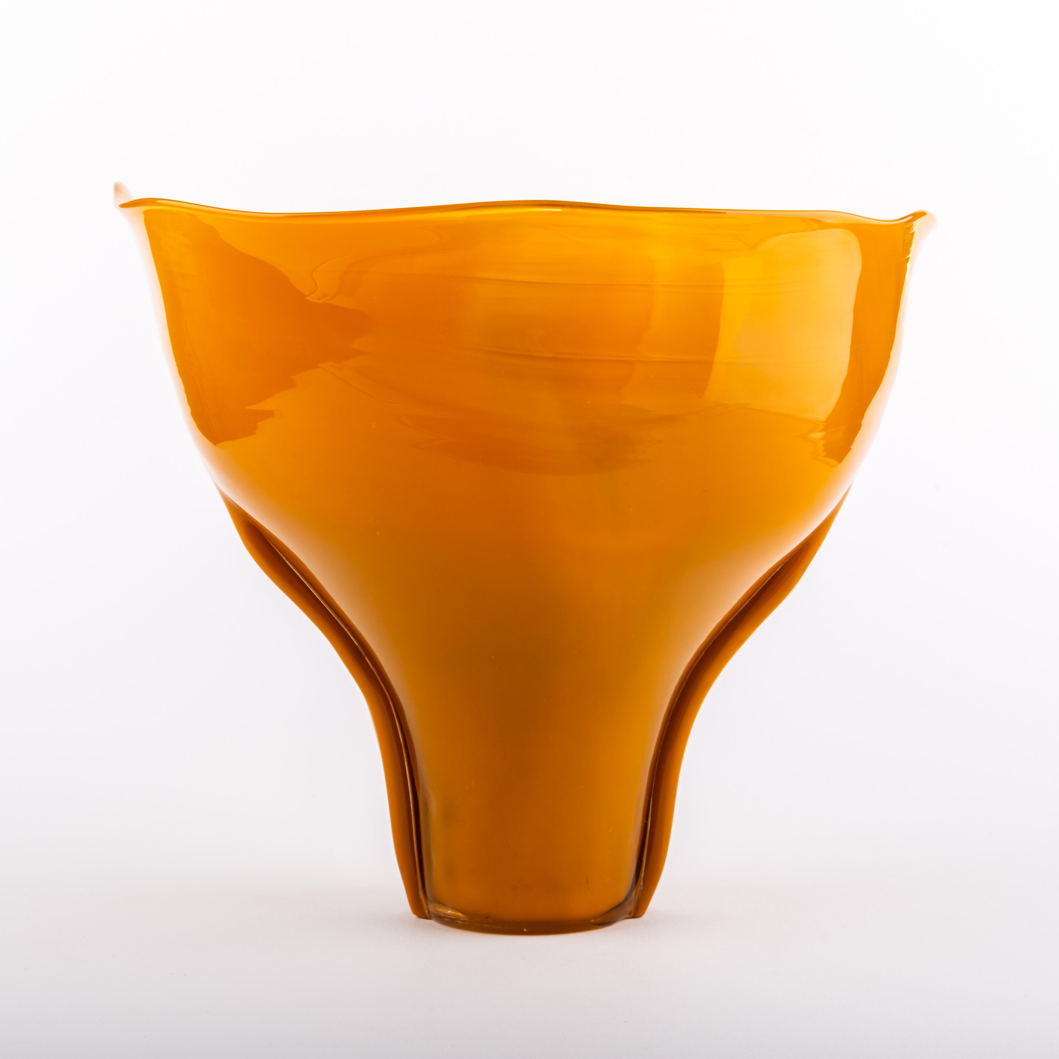 Mid-Century Modern Venini Murano Vase by Toni Zuccheri