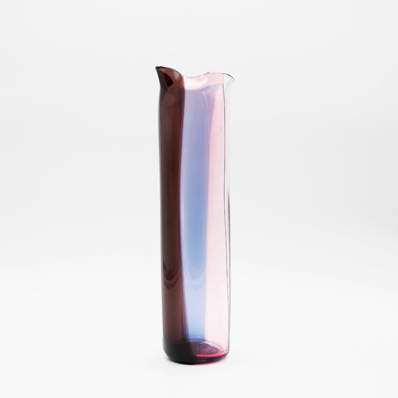 A beautiful glass pitcher in 