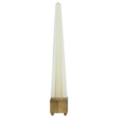 Venini Obelisk with Gold Helix Inclusion