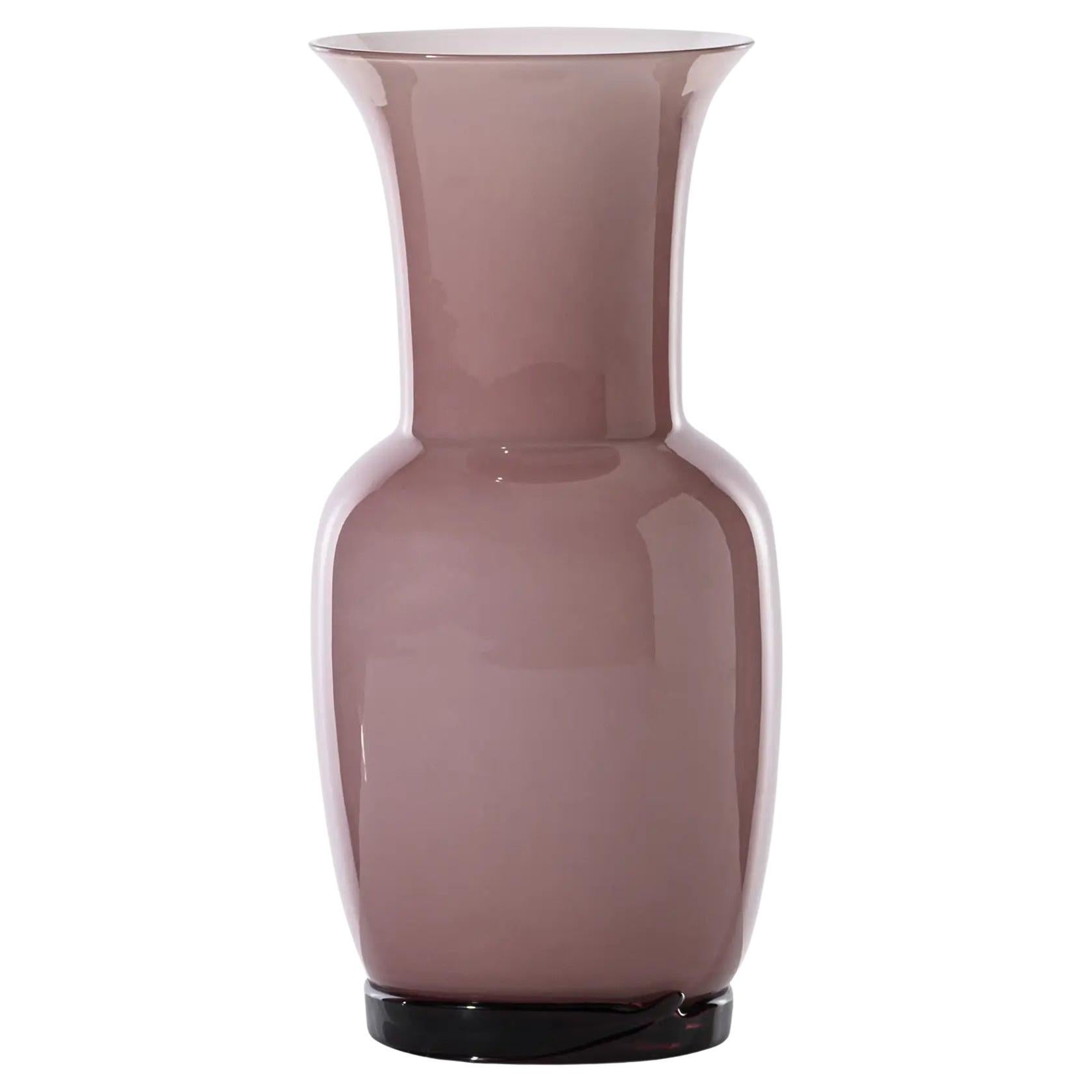 Venini Opalino 706.22 Medium - Amethyst - Murano Glass Vase - Damiani For Sale